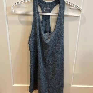 Nike Blue Gray Racerback Tank Top